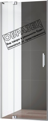 Душевая дверь Cezares SLIDER-B-1-90/100-GRIGIO-BORO - фото