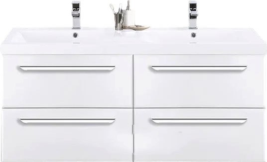 Тумба под умывальник Cezares DUET-N-1400-4C-SO-2-BL - фото