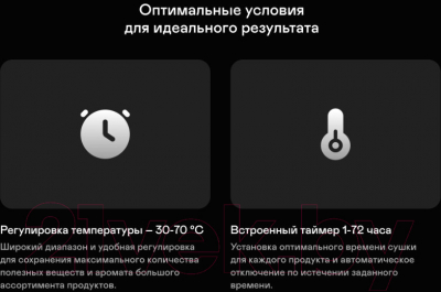 Сушильный шкаф для овощей и фруктов Garlyn D-06