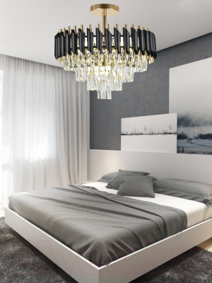 Потолочный светильник Mirastyle CF-9001/500 BK+GD