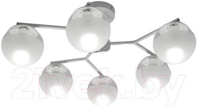 Потолочный светильник Mirastyle MH-10142/6 WH-CR - фото