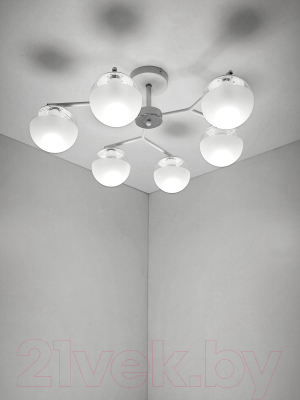 Потолочный светильник Mirastyle MH-10142/6 WH-CR