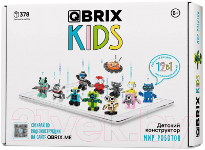 Конструктор QBRIX Kids Мир роботов 30026 - фото