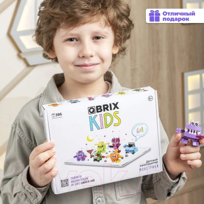 Конструктор QBRIX Kids Монстрики 30031