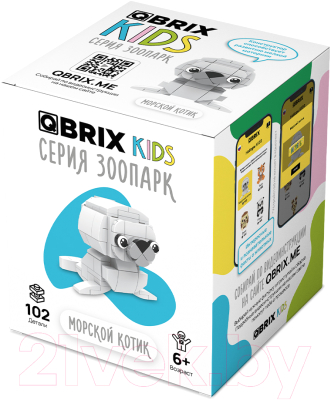 Конструктор QBRIX Kids Зоопарк. Морской котик 30041 - фото