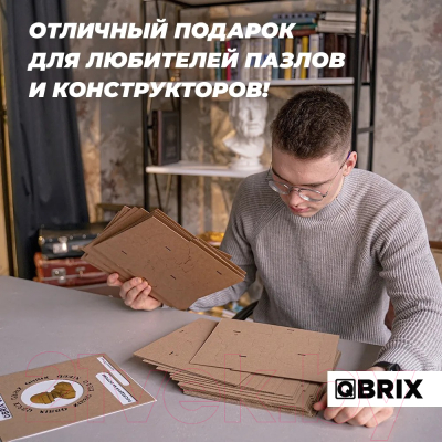 Конструктор QBRIX Последний на острове 3D 20003