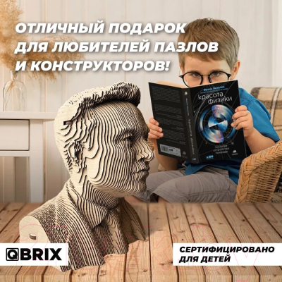 Конструктор QBRIX Илон Маск 3D 20027
