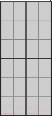 Стеклянная шторка для ванны Teymi Helmi 90x200 / T00301 - фото