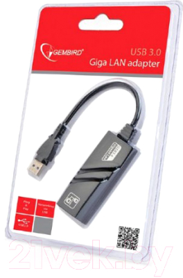 Сетевой адаптер Gembird NIC-U3
