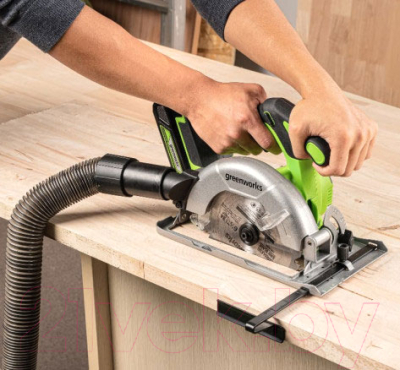 Дисковая пила Greenworks GD24CS165 / 1501607