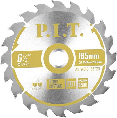 Пильный диск P.I.T ACTW10-165T20 - фото