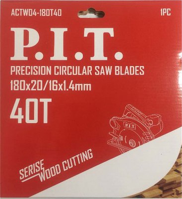 Пильный диск P.I.T ACTW04-180T40 - фото