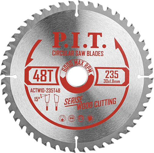 Пильный диск P.I.T ACTW10-235T48 - фото