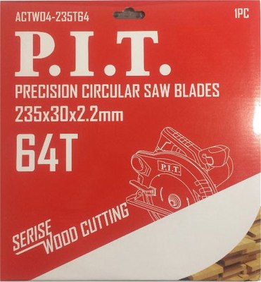 Пильный диск P.I.T ACTW04-235T64 - фото