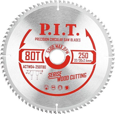 Пильный диск P.I.T ACTW04-250T80 - фото