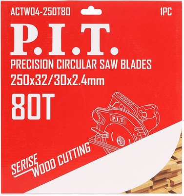 Пильный диск P.I.T ACTW04-250T80