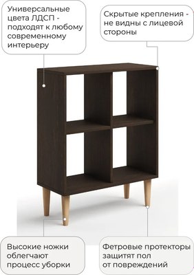 Стеллаж Monofix Одос 4 секции