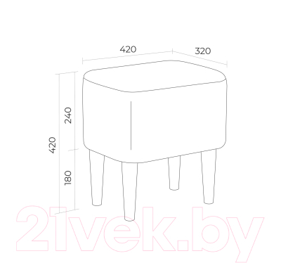 Пуф Mio Tesoro Киус