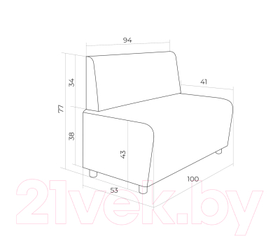 Диван Mio Tesoro Бафф