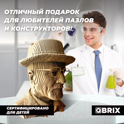 Конструктор QBRIX Учитель химии 3D 20039