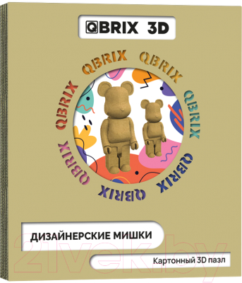 Конструктор QBRIX Дизайнерские мишки 3D 20041 - фото
