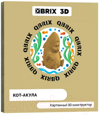Конструктор QBRIX Кот-акула 3D 20044 - фото