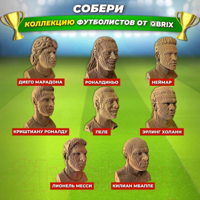 Конструктор QBRIX Лионель Месси 3D 20052