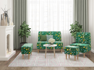 Кресло мягкое Mio Tesoro Одос Принт