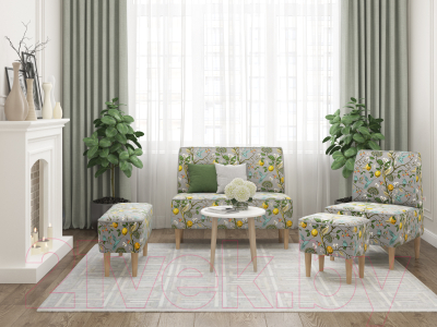 Кресло мягкое Mio Tesoro Одос Принт