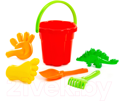 Набор игрушек для песочницы Полесье Ведро-цветок 365 / 36483