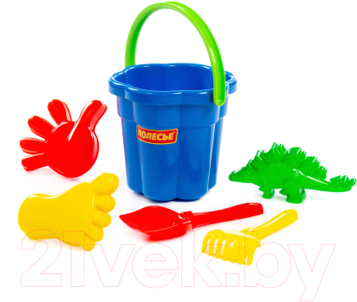 Набор игрушек для песочницы Полесье Ведро-цветок 365 / 36483