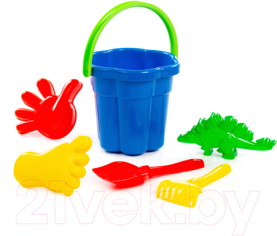 Набор игрушек для песочницы Полесье Ведро-цветок 365 / 36483