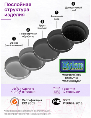 Кастрюля Elan Gallery Гармония вкуса / 121151