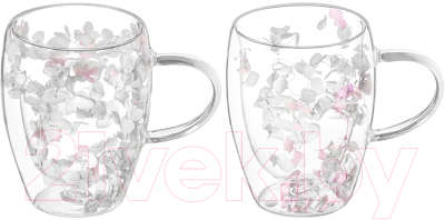 Набор кружек Elan Gallery Crystal glass / 360178 - фото