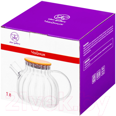 Заварочный чайник Elan Gallery Crystal glass / 360174