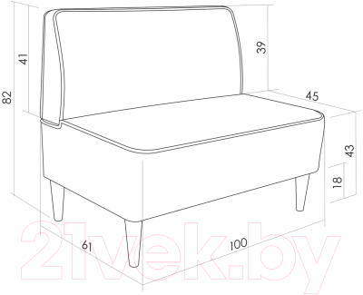 Диван Mio Tesoro Одос Принт