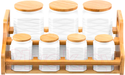 Набор емкостей для хранения Elan Gallery Айсберг волны / 620186 - фото