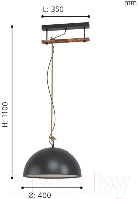 Потолочный светильник Eglo Hodsoll 43396