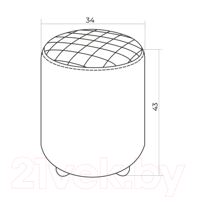 Пуф Mio Tesoro Йокки