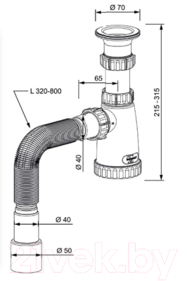 Сифон ИнкоПласт BG 1080
