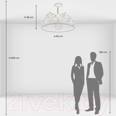 Люстра De City Альфа 324018805