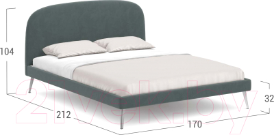 Двуспальная кровать Moon Family 1234 / MF011585