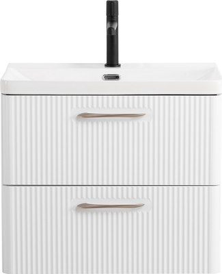 Тумба под умывальник BelBagno Lucido DUE-600-2C-SO-BL-P - фото