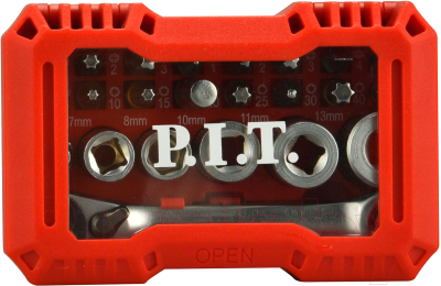 Набор головок, бит P.I.T ASET04-0024 - фото