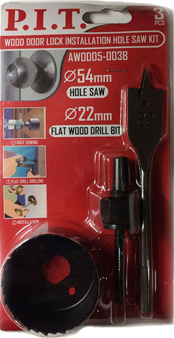 Набор для установки врезных замков P.I.T AWOD05-003B - фото