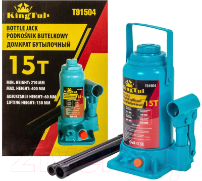 Бутылочный домкрат KingTul KT-T91504 - фото