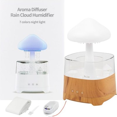 Ультразвуковой увлажнитель воздуха EL15 Гриб CH08S-2 (дерево)