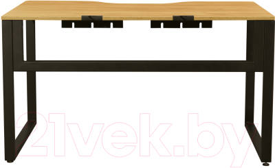 Письменный стол Millwood Каир 1 с вырезом 130x85x75 - фото