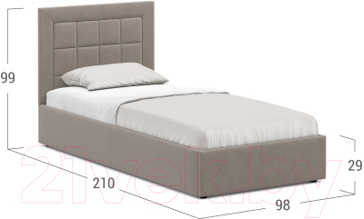 Односпальная кровать Moon Family 1251 / MF010056