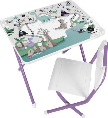 Комплект мебели с детским столом Дэми №1 Динозавры